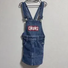 CHUMS ジャンバースカート 110cm デニム