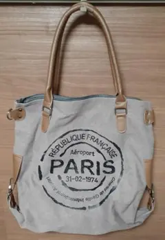 トートバック ヴィンテージ風 PARIS パリス 未使用