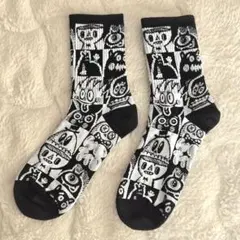 総柄 靴下 19～20cm