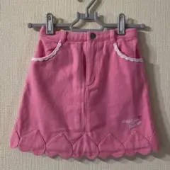 メゾピアノ　スカート　平成レトロ　120サイズ ピンク　ハート　y2k