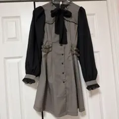 ROJLTA BIGリボン配色ワンピース