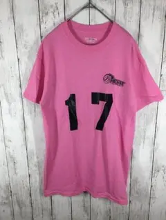 GILDAN　ギルダン半袖Tシャツ USA古着＊ピンク　Sサイズ　L-4-9のサムネイル