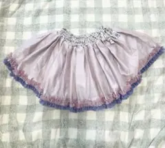 panpanutu 薄紫色 フリルスカート M