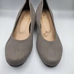 フェシリア/Fecilia プレーンパンプス ウェッジソール【23.0】