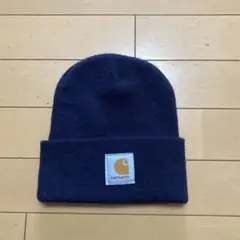 carhartt カーハート ニット帽 ビーニー フリーサイズ ネイビー
