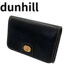 dunhill ダンヒル 6連 キーケース ブラック ゴールド金具 レザー
