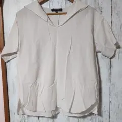 アンタイトル UNTITLED セーラーシャツ Ｍサイズ ベージュ