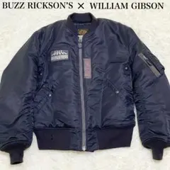 バズリクソンズ ウィリアムギブソン フライトジャケット MA-1 ブラック42