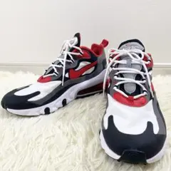 極美品　ナイキ　スニーカー　エアマックス　270　リアクト　レッド　27.5㎝