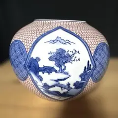 有田焼 十四代柿右衛門 花瓶 共箱付 - メルカリ