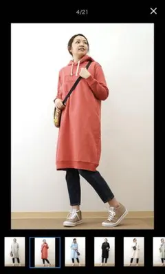 CHUMS ロゴロングパーカーのサムネイル