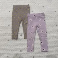 zara レギンス　2本セット