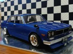 ハコスカGTR4Dr(1/24) プラモデル完成品のサムネイル