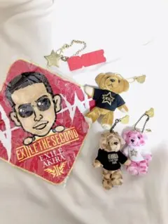 EXILE AKIRA ガチャタオル、EX BEAR、EXILEキーホルダー