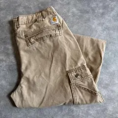 K*u様 カーハート カーゴパンツ 茶 W34 L30 リラックスフィット 送料