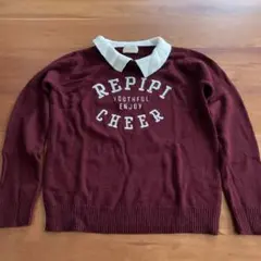 【 レピピアルマリオ 】 ニット セーター ボルドー えんじ ( XSサイズ )