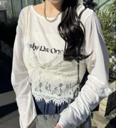 ★kastane★【yamada企画/WEB限定】シアープリントロンTEE