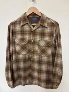 70s PENDLETON ウール オンブレシャツ 美品