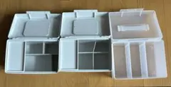 無印良品 救急箱 ホワイト2個旧タイプ1個3個セット MUJI メルカリ市限定のサムネイル