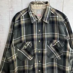古着　長袖　90sヴィンテージ　チェック　ネルシャツ　アメカジ ゆるだぼ