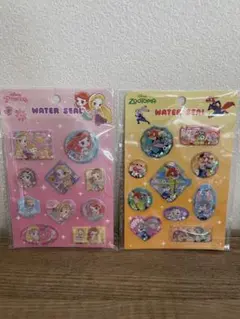 キ*ィ様 ディズニー　ウォーターシール2枚セット