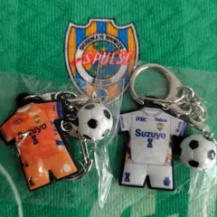 清水エスパルス☆8 井上選手☆ユニフォーム型ラバーキーホルダー