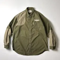 コロンビア ハンティングシャツジャケット XL 企業ロゴ columbia