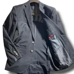 ✨️極美品✨️エルメネジルドゼニア スーツ ブラック ストライプ オーダースーツ