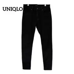 UNIQLO/ユニクロ/ウルトラストレッチジーンズ/ブラック/32インチ
