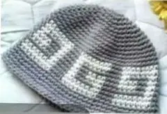 模様編み　クラッシャーハット　クロシェハット　バケットハット４