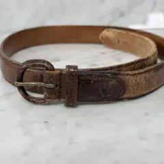 Ralph Lauren ラルフローレン レザーベルト クロコダイル型押し - メルカリ