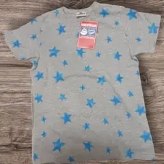 【新品・タグ付】イージーフリーク 半袖 Tシャツ 120cm 星柄 bebeのサムネイル
