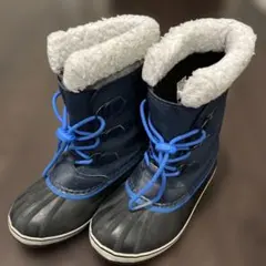 ソレル　SOREL スノーブーツ　キッズ　23センチ　ネイビー