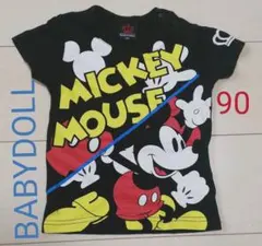 ベビードール　ミッキー　Tシャツ　90