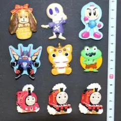 きかんしゃトーマス・ボンバーマンなどマグネット9個セット