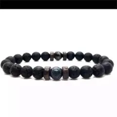 溶岩石　ラバストーン　ブレスレット　パワーストーン　天然石