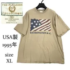 1995年 USA製 星条旗 プリントTシャツ XL 90s ヴィンテージ