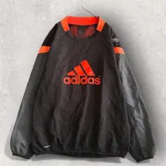adidas 11pro ピステ ウィンドブレーカ 黒/オレンジ サイズL