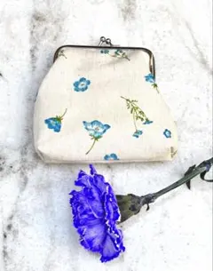 ハンドメイド　がま口財布