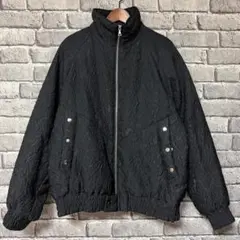 【美品】HARE　フクレジャガードスタンドパフブルゾン　ブラック　アウター