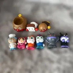 アンパンマンキャラクター指人形 フィギュア 9体セット