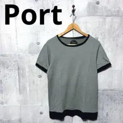 Port ポート メンズ リンガーT Tシャツ S カーキのサムネイル