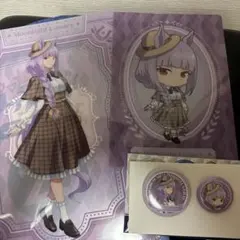 ウマ娘　エンタメくじ 缶バッジ賞　クリアファイル賞 ムーンライトルナシー