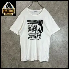 HYSTERIC GLAMOURヒステリックグラマー 半袖T ヒスガール 白 M - メルカリ