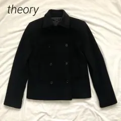 人気✨theory セオリー　ショート丈　ピーコート　カシミヤ　アンゴラ　4