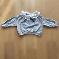 アプレレクール　襟フリルトレーナー