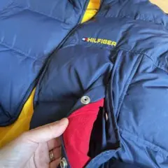 お値下げ　ダウンジャケット　ダウン　　トミー　90年代　リバーシブル