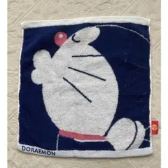 ドラえもん ミニタオル ハンカチ ネイビー