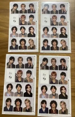 &be x INI ミニクリアファイル 4枚セット