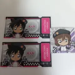 名探偵コナン トレーディングチケット風クリアカード 特典 毛利蘭 灰原哀